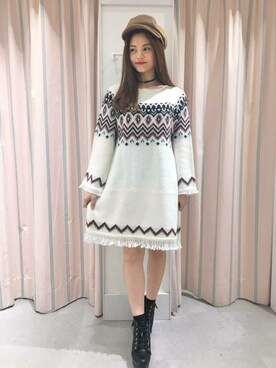「へザー」｜「アイテム（キャスケット）」を使った、sachiさん（レディース・154cm）の秋コーディネート