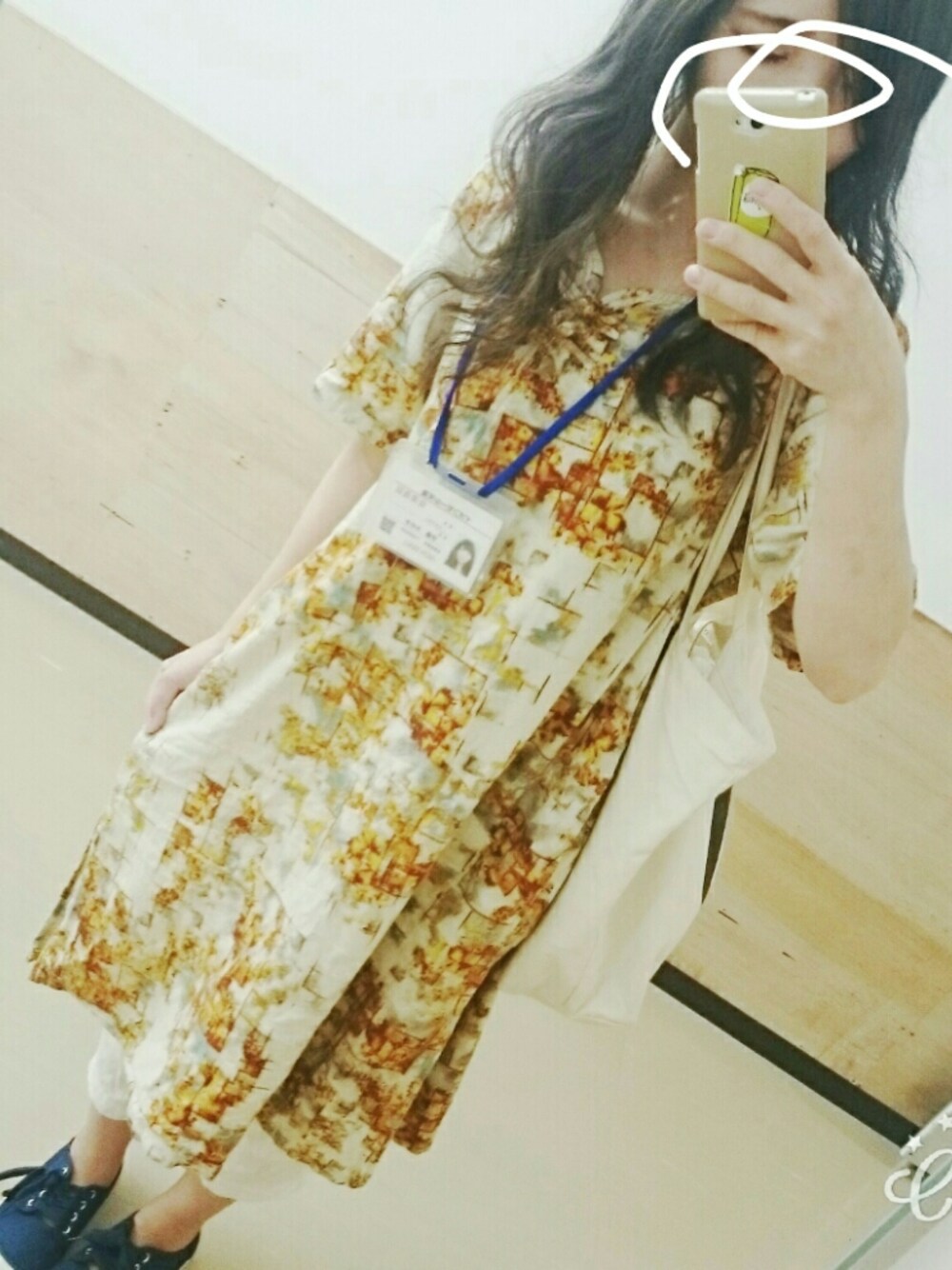 「山形、山形コーデ、イオンモール、ワンピース」｜「cawaiiのアイテム（ワンピース、イエロー系）」を使った、伊藤さん。さん（レディース・160cm）の夏コーディネートの1枚目の写真