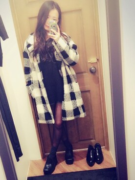 「ENVYM（アンビー）のアイテム（チュニック）」を使った、mamiさん（レディース・154cm）の秋コーディネート