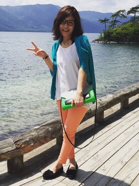 「Cameron Racy（キャメロンレイシー）のアイテム」を使った、michiさん（レディース・153cm）の秋コーディネート