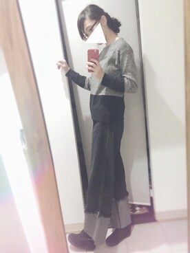 「COMPOSITION FIVE（コンポジション　ファイブ）のアイテム」を使った、cheapさん（レディース・154cm）の春コーディネート