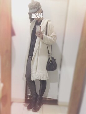 「COMPOSITION FIVE（コンポジション　ファイブ）のアイテム」を使った、cheapさん（レディース・154cm）の秋コーディネート