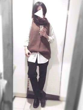 「COMPOSITION FIVE（コンポジション　ファイブ）のアイテム」を使った、cheapさん（レディース・154cm）の秋コーディネート