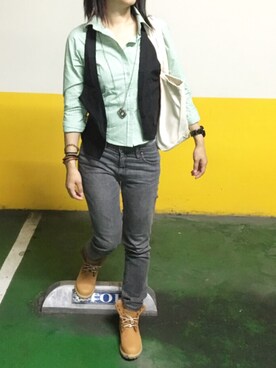 米多粒さんのコーディネート