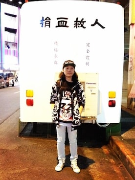 「TAIPEI」｜「アイテム（モッズコート）」を使った、TomTaiさん（メンズ・172cm）の夏コーディネート