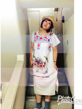 「RAINBOW（レインボー）のアイテム（ワンピース/ドレス）」を使った、Toy^ ^さん（レディース・169cm）の夏コーディネート