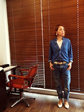 「Paul Smith（ポールスミス）のアイテム」を使った、MINAKOさん（レディース・160cm）の春コーディネート