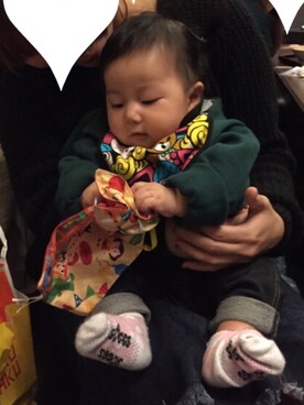 かなよんさん（キッズ・60cm）の冬コーディネート