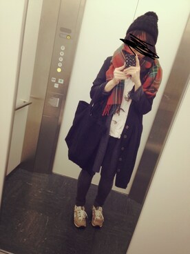 「AS KNOW AS plus（アズノゥアズプラス）のアイテム（トレンチコート）」を使った、enzenさん（レディース・166cm）の秋コーディネート
