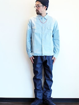 「NL（ニール）のアイテム」を使った、nakajiさん（メンズ・168cm）の春コーディネート