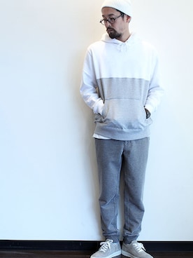 「INFIELDER DESIGN（インフィールダーデザイン）のアイテム（ニットキャップ/ビーニー）」を使った、nakajiさん（メンズ・168cm）の春コーディネート