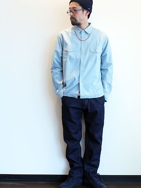 「NL（ニール）のアイテム」を使った、nakajiさん（メンズ・168cm）の春コーディネート