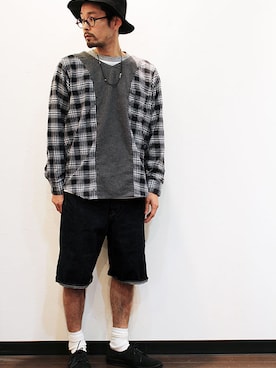 「Sleepslope（スリープスロープ）のアイテム」を使った、nakajiさん（メンズ・168cm）の春コーディネート