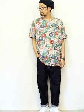 「miraco（ミラコ）のアイテム」を使った、nakajiさん（メンズ・168cm）の夏コーディネート