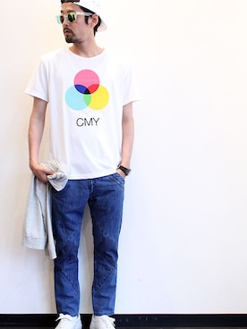 「miraco（ミラコ）のアイテム」を使った、nakajiさん（メンズ・168cm）の夏コーディネート