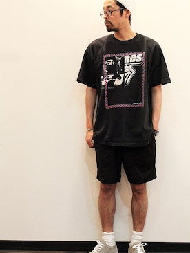 「HURRAY HURRAY（フレイフレイ）のアイテム」を使った、nakajiさん（メンズ・168cm）の夏コーディネート