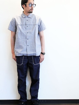 「AREth（アース）のアイテム」を使った、nakajiさん（メンズ・168cm）の夏コーディネート