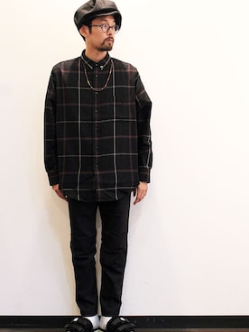 「NL（ニール）のアイテム」を使った、nakajiさん（メンズ・168cm）の秋コーディネート