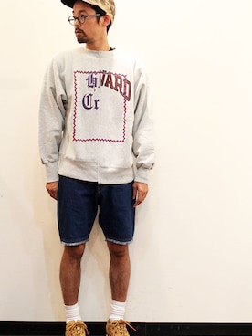 「HURRAY HURRAY（フレイフレイ）のアイテム」を使った、nakajiさん（メンズ・168cm）の秋コーディネート