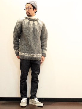 「MASACA（マサカ）のアイテム」を使った、nakajiさん（メンズ・168cm）の秋コーディネート