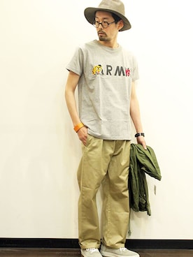 「 グレー」｜nakajiさん（メンズ・168cm）の春コーディネート