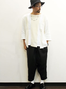 「NL（ニール）のアイテム」を使った、nakajiさん（メンズ・168cm）の秋コーディネート