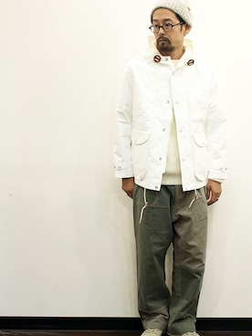 「INFIELDER DESIGN（インフィールダーデザイン）のアイテム」を使った、nakajiさん（メンズ・168cm）の秋コーディネート