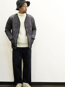 「アイテム（スニーカー、その他）」を使った、nakajiさん（メンズ・168cm）の冬コーディネート