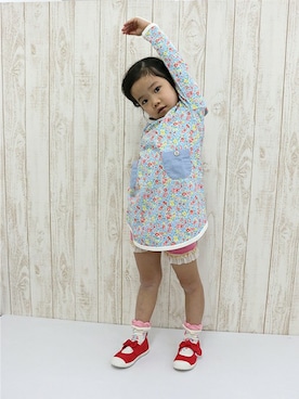 「アイテム（バレエシューズ）」を使った、BRANSHESさん（キッズ・110cm）の冬コーディネート