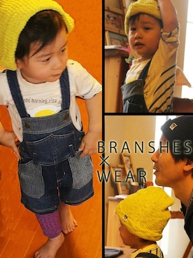「子供服」｜BRANSHESさん（キッズ・110cm）の春コーディネート
