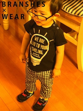 「子供服」｜BRANSHESさん（キッズ・110cm）の春コーディネート