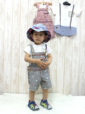 「子供服」｜BRANSHESさん（キッズ・110cm）の春コーディネート