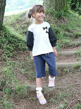 「アイテム（レッグウェア）」を使った、BRANSHESさん（キッズ・110cm）の夏コーディネート