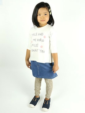 「子供服」｜BRANSHESさん（キッズ・110cm）の夏コーディネート