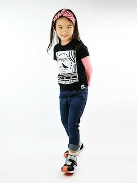 「skeegee（スキージー）のアイテム」を使った、BRANSHESさん（キッズ・116cm）の春コーディネート