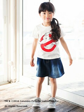 「skeegee（スキージー）のアイテム」を使った、BRANSHESさん（キッズ・106cm）の春コーディネート