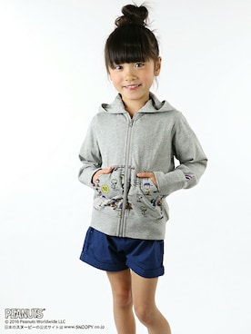 「アイテム（パーカー）」を使った、BRANSHESさん（キッズ・107cm）の春コーディネート