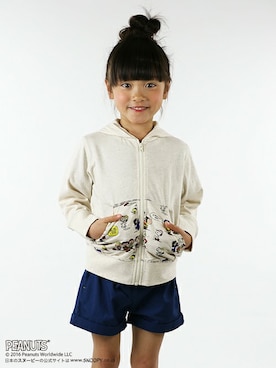 「アイテム（パーカー）」を使った、BRANSHESさん（キッズ・110cm）の春コーディネート