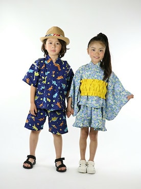 「アイテム（水着/着物・浴衣）」を使った、BRANSHESさん（キッズ・111cm）の春コーディネート