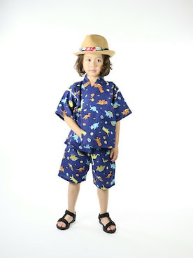 「アイテム（水着/着物・浴衣）」を使った、BRANSHESさん（キッズ・111cm）の春コーディネート