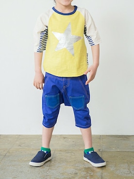 BRANSHESさん（キッズ・114cm）の春コーディネート