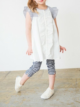 「アイテム（帽子）」を使った、BRANSHESさん（キッズ・113cm）の春コーディネート