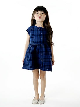 「アイテム（ワンピース/ドレス）」を使った、BRANSHESさん（キッズ・107cm）の夏コーディネート