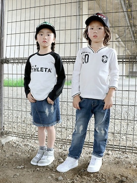 BRANSHESさん（キッズ・111cm）の夏コーディネート