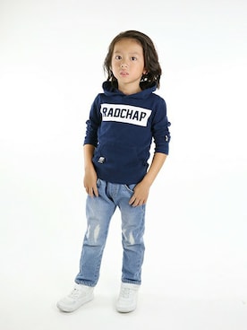 「アイテム（パーカー）」を使った、BRANSHESさん（キッズ・111cm）の秋コーディネート