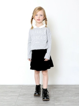 「おんなのこ」｜BRANSHESさん（キッズ・110cm）の秋コーディネート