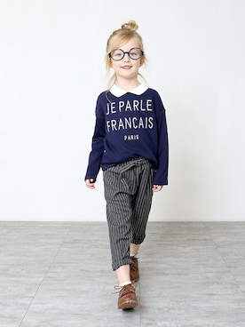 「おんなのこ」｜BRANSHESさん（キッズ・110cm）の秋コーディネート