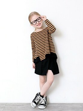 BRANSHESさん（キッズ・108cm）の冬コーディネート