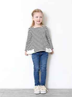 BRANSHESさん（キッズ・108cm）の冬コーディネート