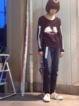 「SASQUATCHfabrix.（サスクワァッチファブリックス）のアイテム」を使った、おわおわさん（メンズ・166cm・20代）の秋コーディネート